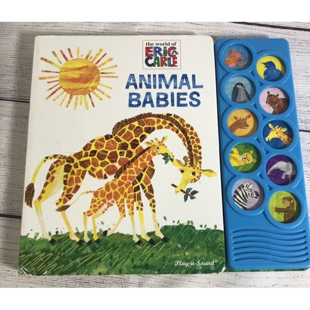 Eric Carle Animal Babies Sound & Board Book
